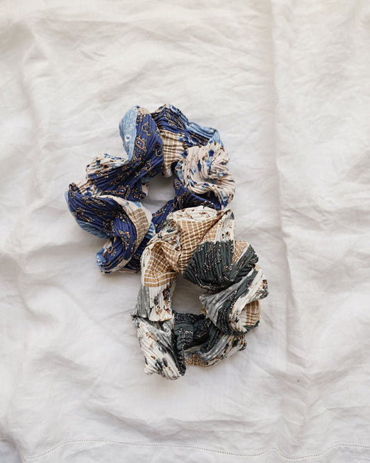 Holly Patchwork Scrunchie
